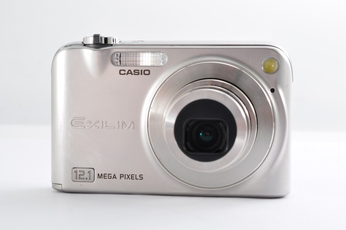 Casio Exilim EX-Z1200 Silver 12.1MP Digital Camera [Exc+5