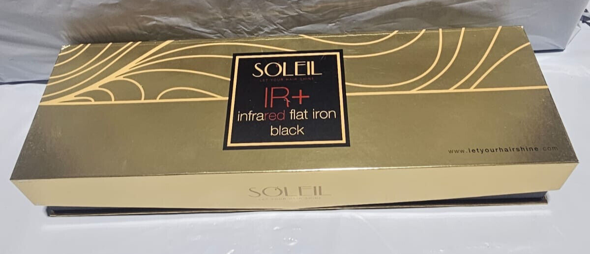 SOLEIL IR+ Infrared Flat Iron ~ Black ~ BRAND NEW ~ MRSP $450 | eBay