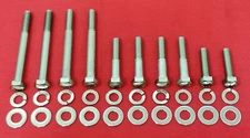 FORD WATER PUMP TIMING COVER BOLTS KIT 351C 351M 400M STAINLESS STEEL HEX SET