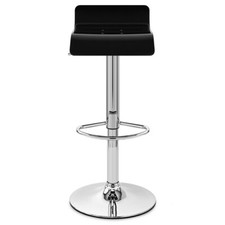 Shimmer Acrylic Chrome Kitchen Breakfast Bar Stool Height Adjustable Sleek
