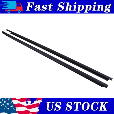Front Door Outer Door Window Belt Molding Right & Left for Dodge Challenger