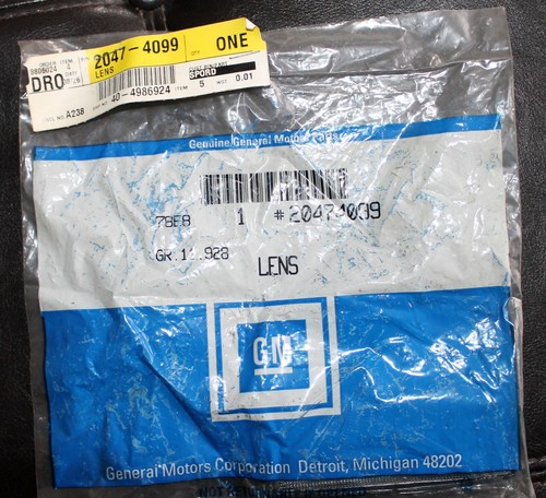Nuevo de Lote Antiguo 1991 9112 1993 1994 Chevrolet Caprice Interior Domo Lente OEM 20474099 - Imagen 2 de 10