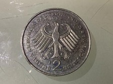 Germany 2 Deutsche Mark 1992 F Circulated - Franz Josef Strauss