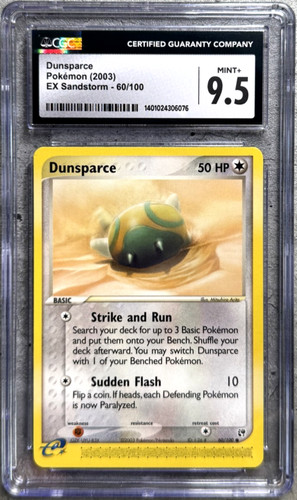 Dunsparce graded CGC 9.5 for sale on eBay