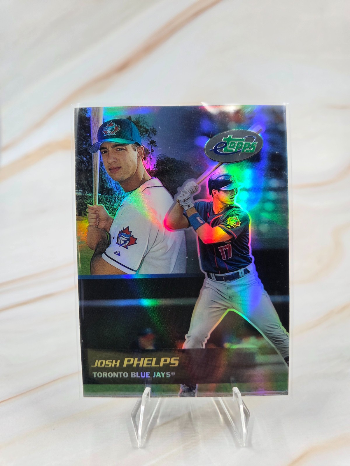 2003 eTopps - Josh Phelps #76 Refractor Print Run /2500
