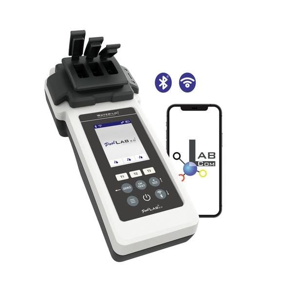 Water ID POL02 PoolLAB 2.0 Fotometro pH, Cloro, Alcalinità, Acido cianurico, Os