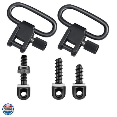 Two Point Traditional Sling Attachments Mounts with 3 Pieces Sling Swivel Stu...