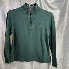 Chaps Boy's Pull Over Sweater Shirt Size Medium (10/12) Hunter Green