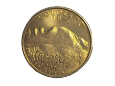 Daniel Carr - 2006 Colorado Alternate State Quarter, Pike's Peak, Yellow Brass