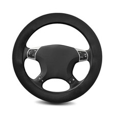 Silicone Steering Wheel Cover - Thicker Universal Stretchy Anti-Slip Black