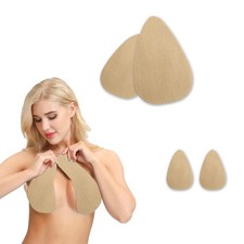 2 Pairs Invisible Breast Lift Tape Adhesive Sticky Push Up Bra Large, Beige
