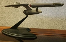 USS Enterprise NCC-1701 Pewter Sculpture Franklin Mint 1989 Star Trek