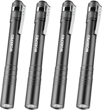 LED Pen Light, Aluminum Pen Flashlights, Pocket Flashlight with Clip for Inspect