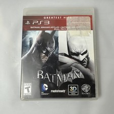 Batman: Arkham Asylum + Arkham City Dual Pack (PS3, 2013) Greatest Hits  ~READ~