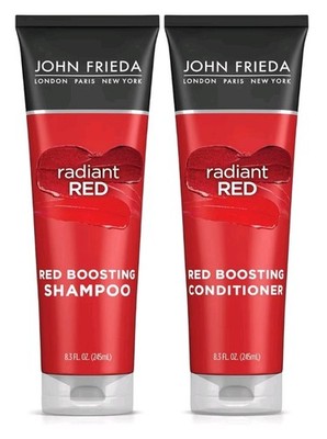 Doppelpack John Frieda Red Enhancing Shampoo & Conditioner Bundle, je 250ml NEU