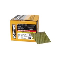 Bostitch 3-1/4 in.10Ga.Angled Strip Galvanized Framing Nails 28 deg 2000 pk