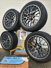 GENUINE Porsche Macan 95B RS Spyder alloy wheels winter N rated tyres Alpin Audi