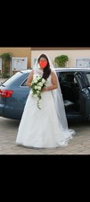 Traumhaftes Brautkleid Gr. 48 Ivory inkl. Roc...