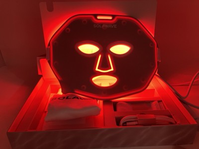 Solawave Wrinkle Retreat Red Light Therapy Face Mask - New In Open Box