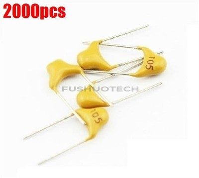 2000Pcs 1Uf 105 50V Monolithic Ceramic Chip Capacitor Ic New zy *mn