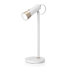 Dimmable LED Desk Light Study Lamp w/Adjustable, Rechargeable  Detachable He...