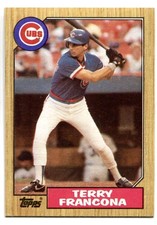 1987 Topps #785 Terry Francona Baseball Card - Chicago Cubs 