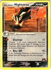 Team Magma's Mightyena Rare Team Magma vs Team Aqua 21/95 NM on eBay