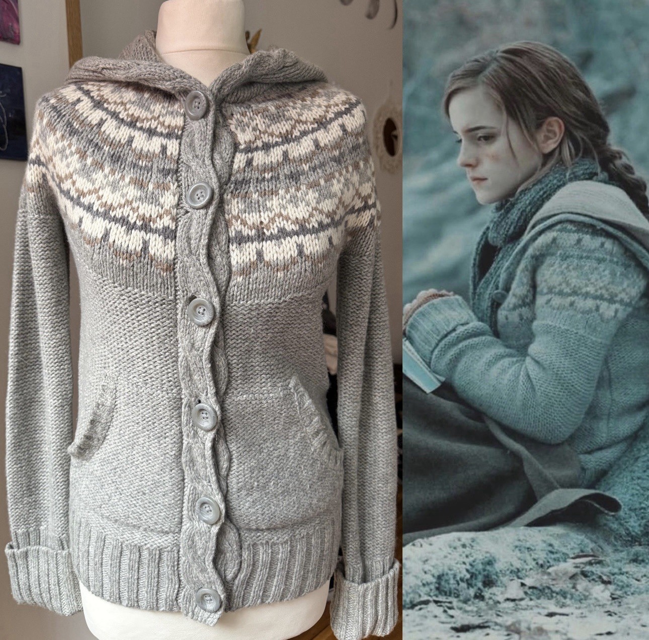 Vintage Original Zara Trf Cardigan ASO Hermione Granger In Harry Potter 38 40