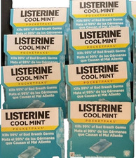 Listerine PocketPaks Cool Mint Breath Strip 24 Ea (Lot Of 8) Total 192 Strips