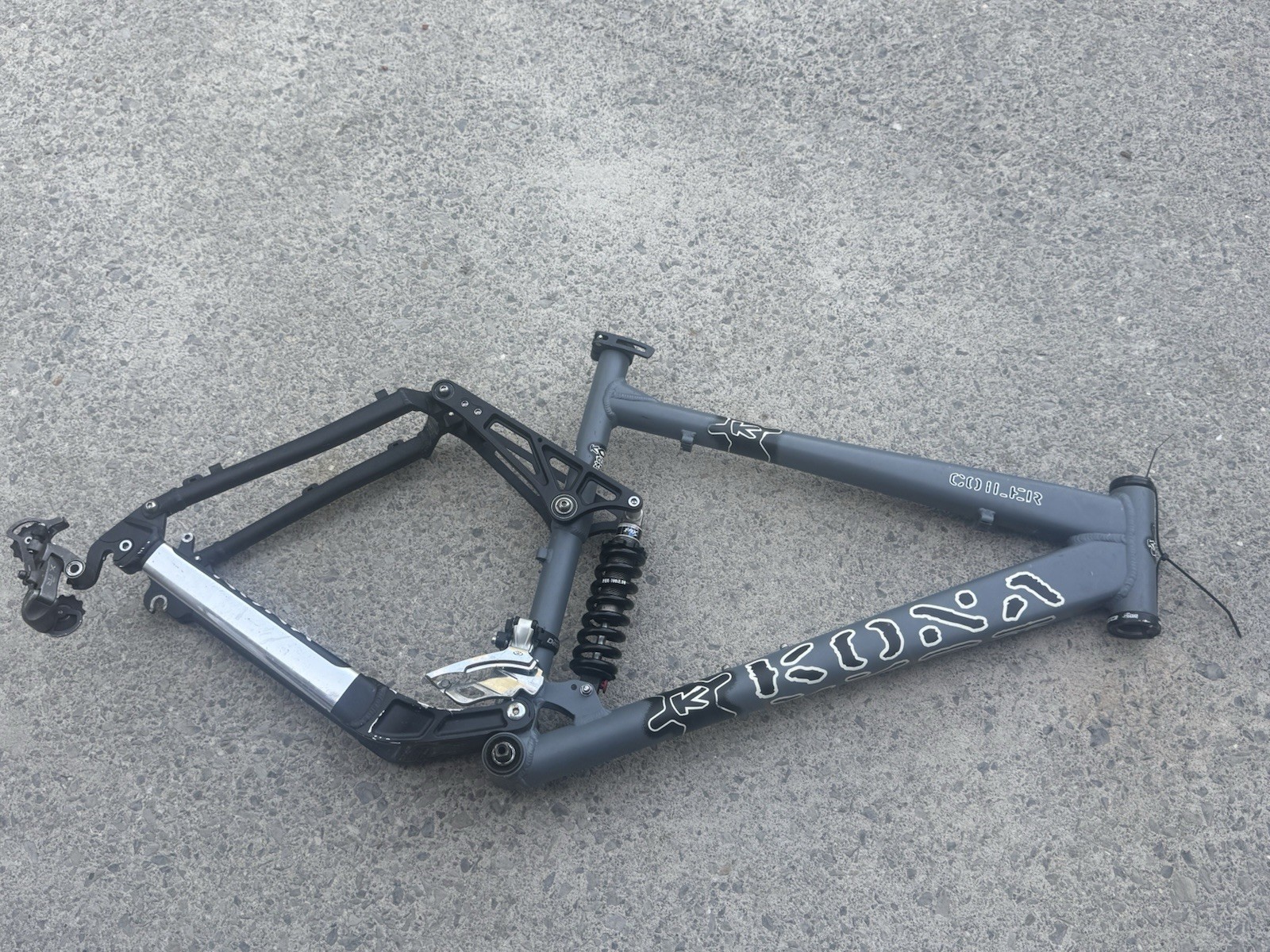 Kona Coiler Down Hill 26" Dual Suspension Mountain Bike Fram