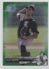 2017 Bowman Draft Chrome Green Refractor 30/99 Alec Hansen #BDC-23 1b8