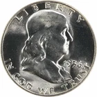 1956 Franklin Silver Half Dollar Choice BU+ Uncertified #827