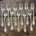 New ListingGorham Sterling Silver Salad Fork Set Of 11 Forks 6 1/4”  415 Grams Sterling