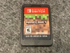 Minecraft (Nintendo Switch, 2017) Cart Only Tested & Working