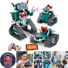 Interactive 440-Piece Remote Control Robot Set - Perfect Gift for Kids Ages 8-14