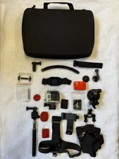 Used GoPro Hero 3 Action Camera - Silver With A Bunch Of Accessories And Remote!