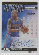 2019-20 Panini Absolute Memorabilia Retired Level 2 12/25 Caron Butler Auto 0c3