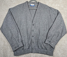 Pendleton Country Traditionals Vtg Cardigan Jacket Virgin Wool USA Made Men's L