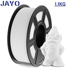 JAYO Matte PETG 3D Printer Filament 600mm/s 1.75mm 1.1KG White High Toughness