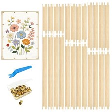 24Pcs Needlepoint Stretcher Bars for Needlework - 6 Sizes - Needle Point