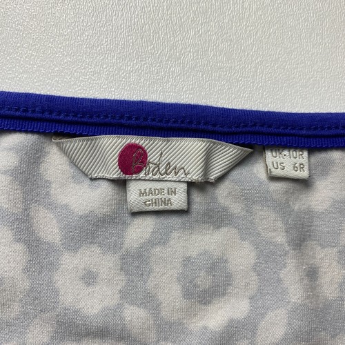 Boden Jessie Jersey Tageskleid Gr. 6 blau Blumenmuster 3/4 Arm dehnbar Baumwolle - Bild 5 von 11