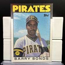 Topps 1986 Traded Barry Bonds #11T Rookie Pittsburgh Pirates Baseball Card. rookie card picture