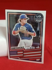 Gabe Gaeckle #77 2026 Panini USA Stars & Stripes Silver Prizm