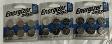 Energizer 2032 Batteries 6 Count Lithium Coin Batteries Exp 2030 lot of 3
