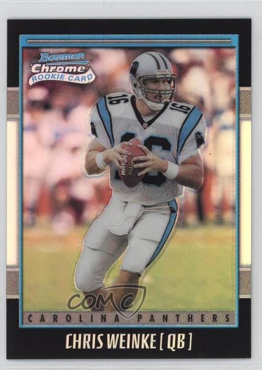 Chris Weinke Bowman Chrome #162 Refractor