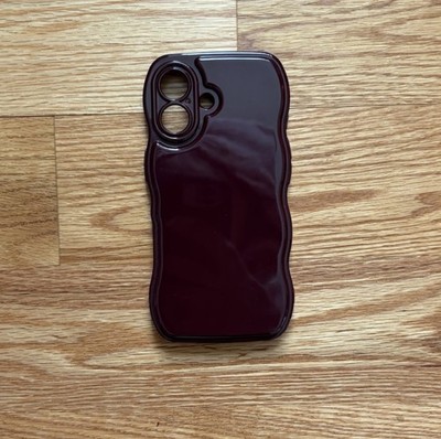 Anuck for iPhone 17  Case Wave, Curly Frame Design