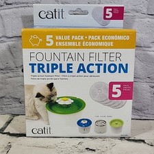 Catit Senses Flower Fountain Triple Action Dr...