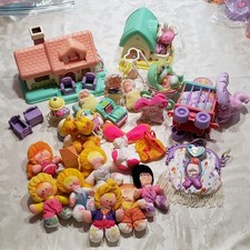 VTG Fisher-Price Smooshees Plush - HUGE LOT w/ RARE ELEPHANT BABY TURTLE