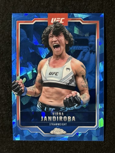 Carte UFC Topps Chrome 2024 Virna Jandiroba Signée #194 - RARE - État Near Mint