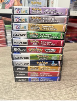 11 Pokemon Bundle Custom Game Case For Nintendo Gameboy Color GB,GBC  *NO GAME*